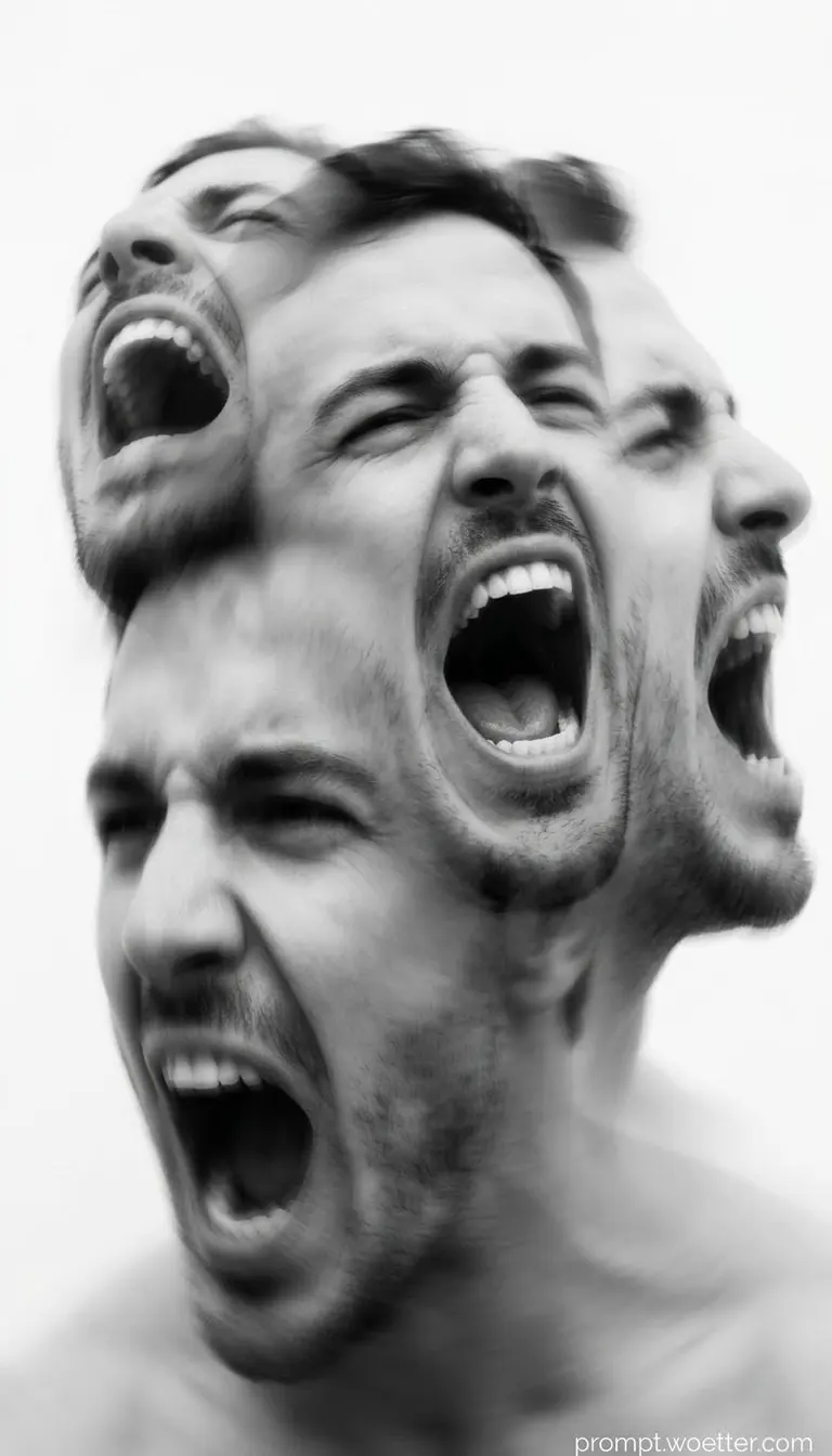 Capa: Unlock Inner Chaos: Create a Multi-Exposure Psychological Portrait with AI