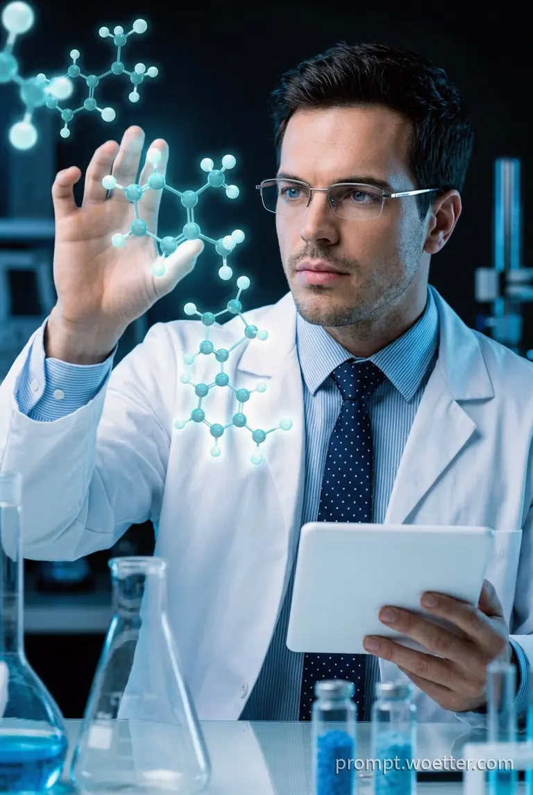 Capa: Torne-se um Cientista Sci-Fi: Domine o Prompt de IA de Laboratório Holográfico