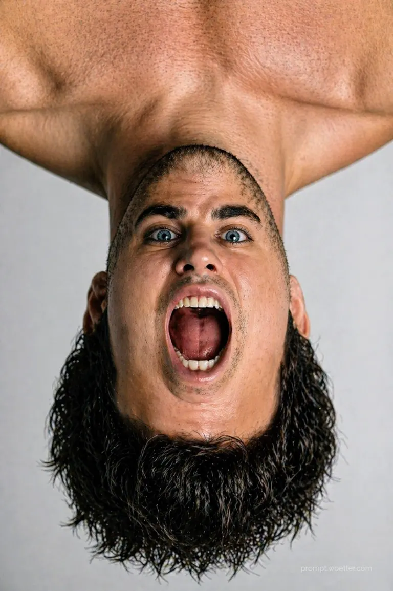 Capa: How to Create a Viral “Upside-Down Face” Surreal Portrait with AI - Try It Yourself!